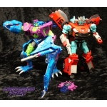 BotCon 2010 Rapido and Cindersaur BotCon 2010 Rapido and Cindersaur