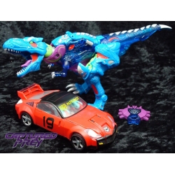 BotCon 2010 Rapido and Cindersaur BotCon 2010 Rapido and Cindersaur