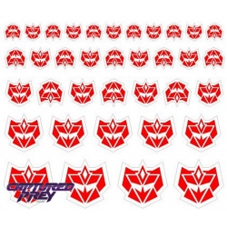 Heroic Decepticons Redux Emblems