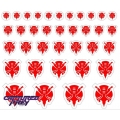Heroic Predacon Emblems - Classic Red