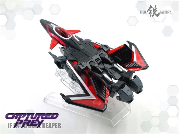 New Iron Factory Transformers IF EX-15 Soul Reaper Black Shadow Figure In Stock