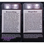 MS-01 Mega-Gun and Brown-King 2-Pack
